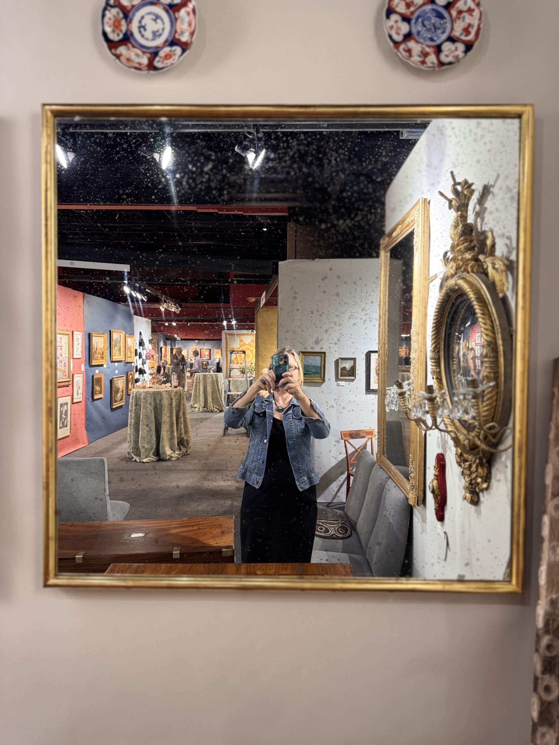 Pair of Contemporary Water Gilt Mirrors - Image 3