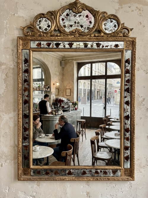 French Eglomise Mirror
