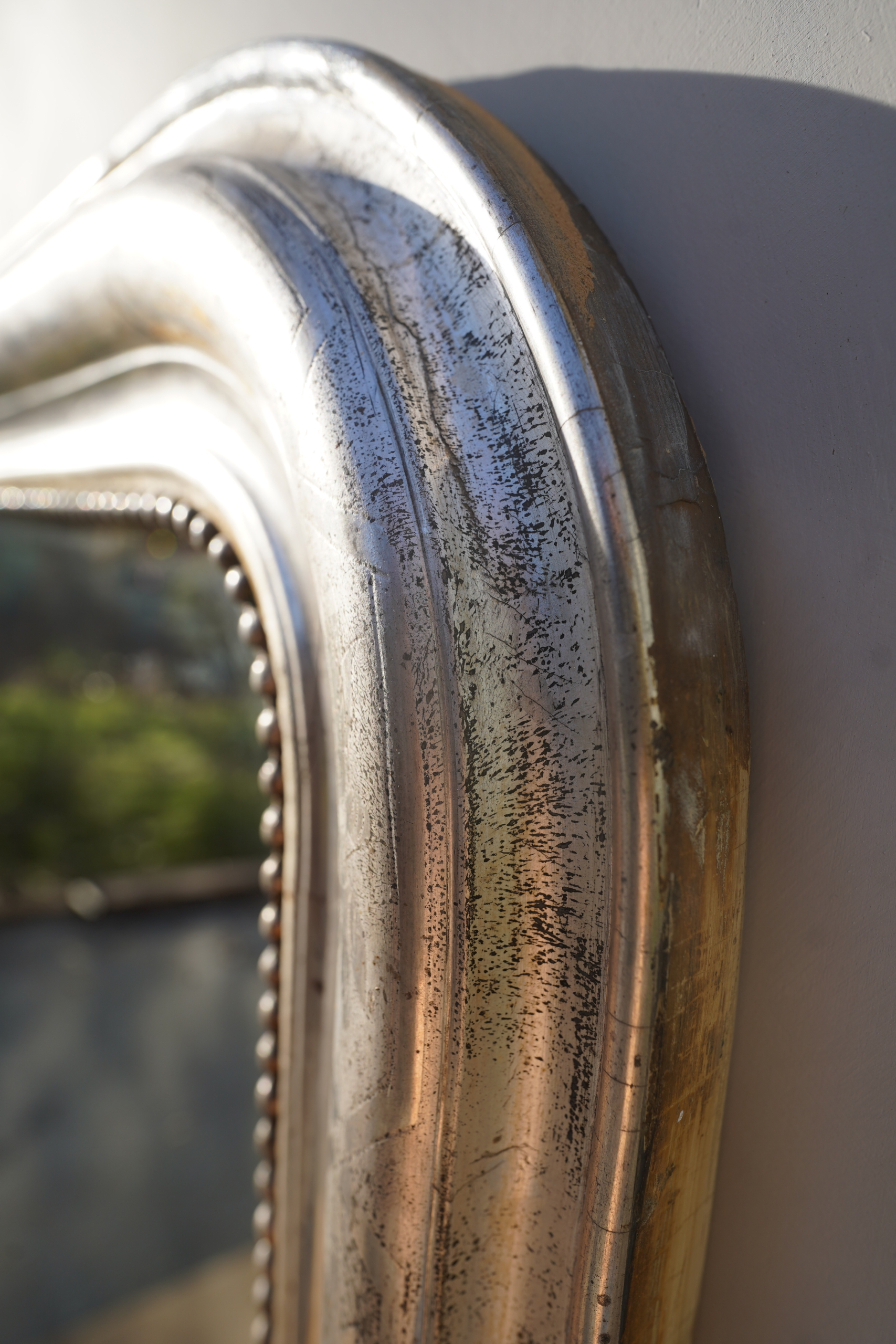 Large Silver Louis Philippe Mirror - Image 6