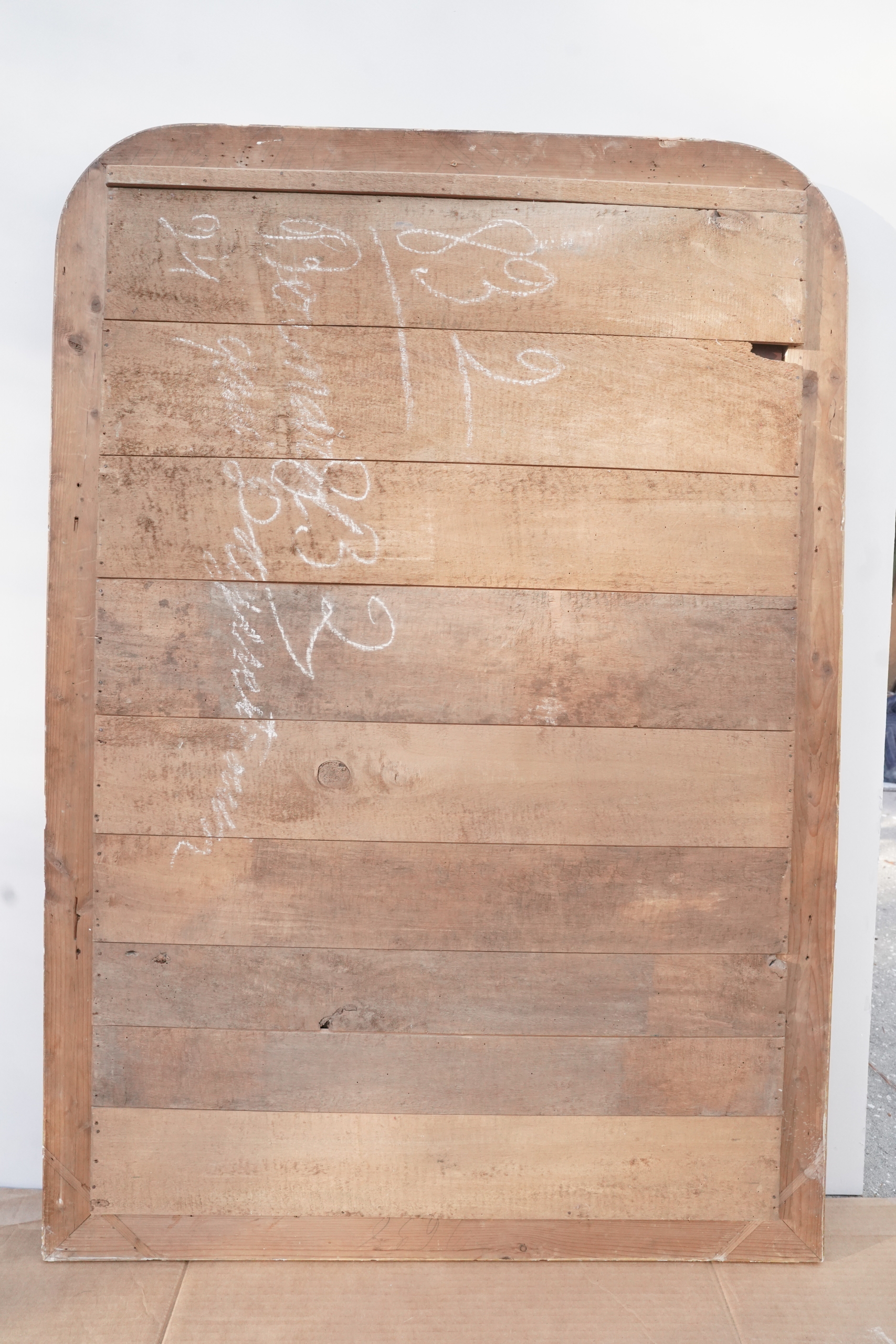 Large Silver Louis Philippe Mirror - Image 4