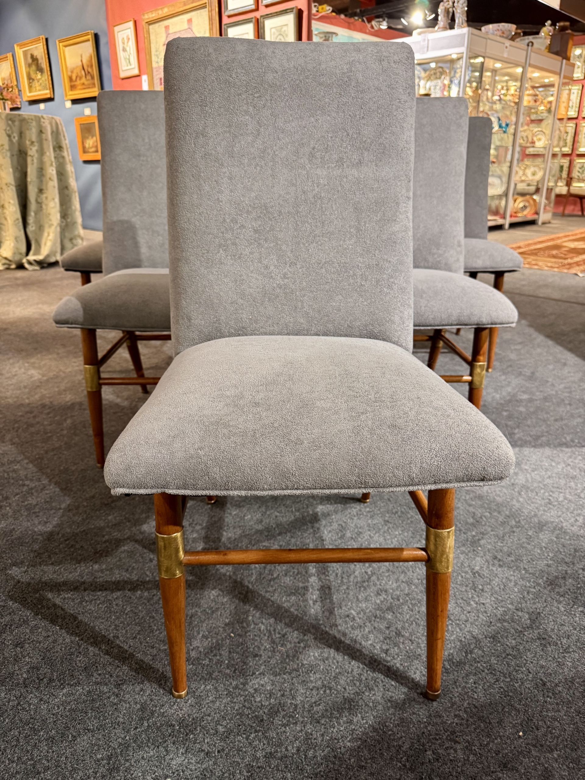 Set of six Mid Century Modern Chairs ca. 1960 - Image 5
