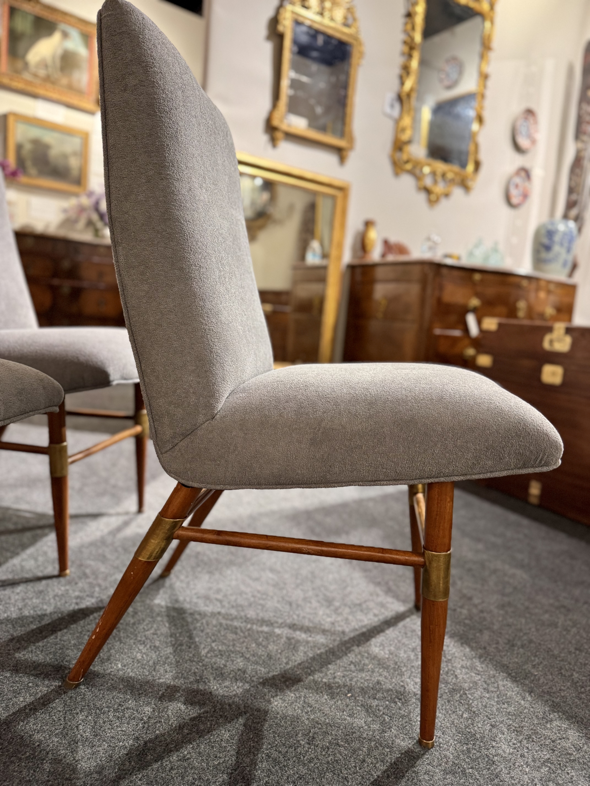 Set of six Mid Century Modern Chairs ca. 1960 - Image 6