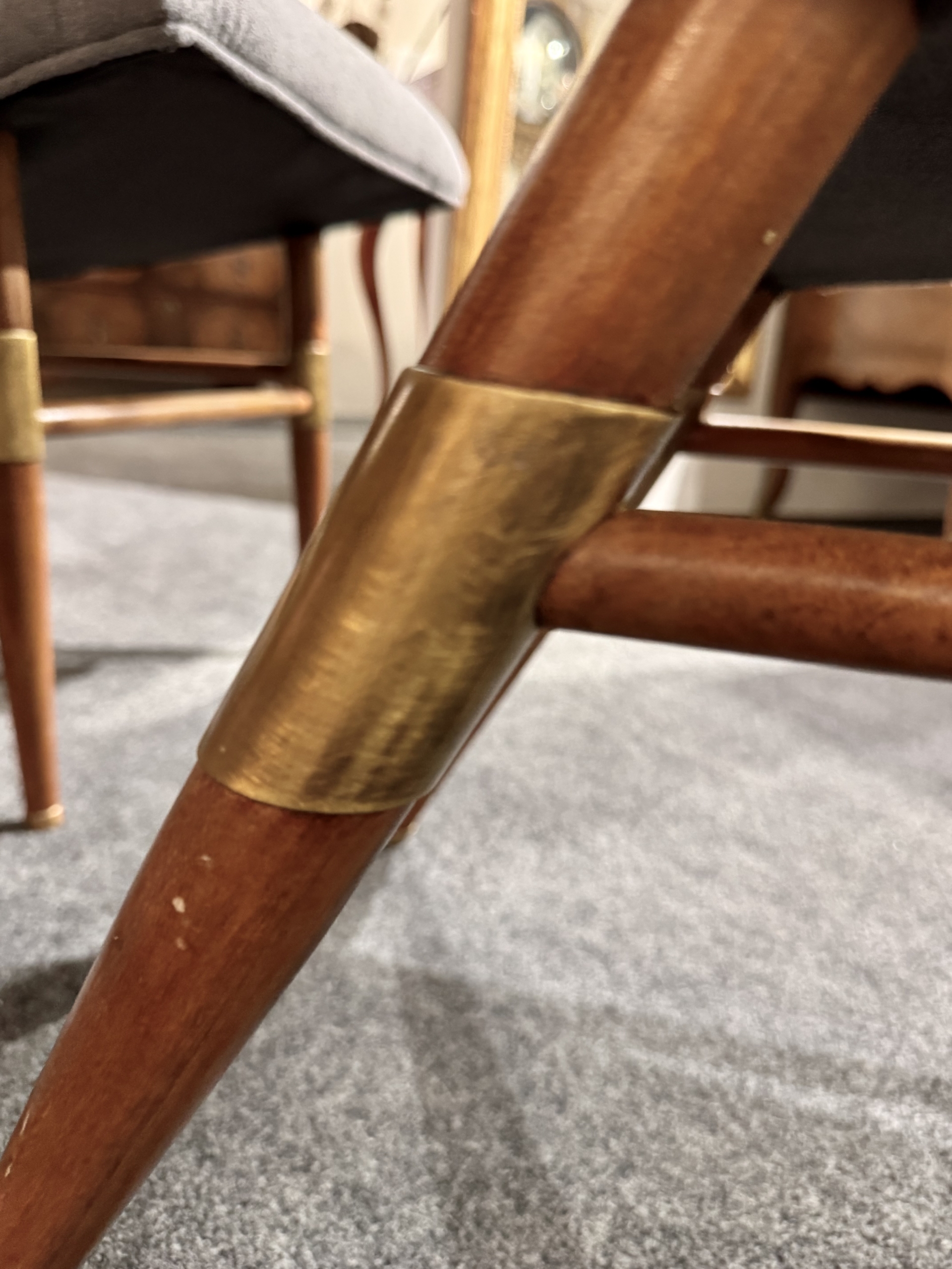 Set of six Mid Century Modern Chairs ca. 1960 - Image 7