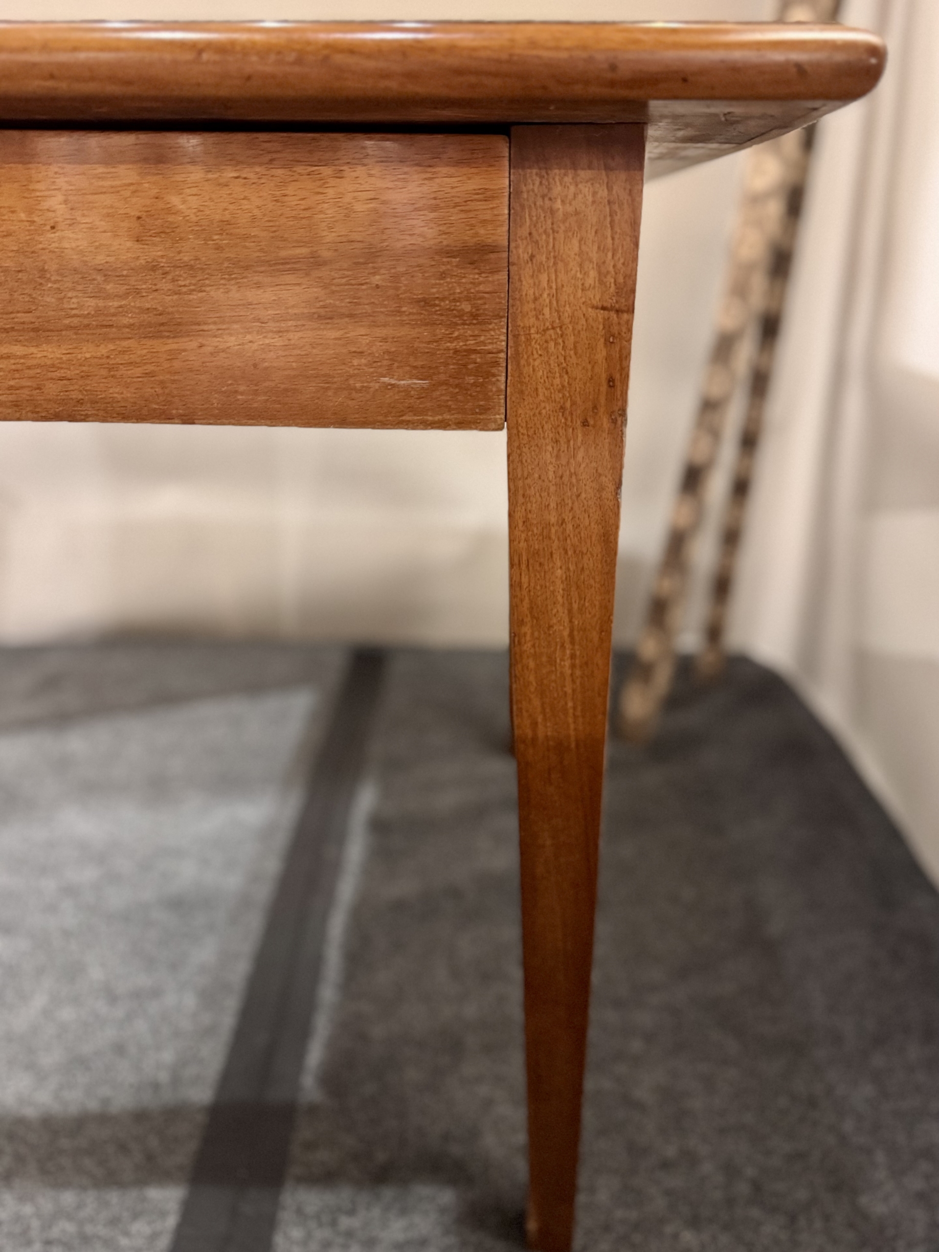 Antique Nautical Inlaid Game table or Desk - Image 9