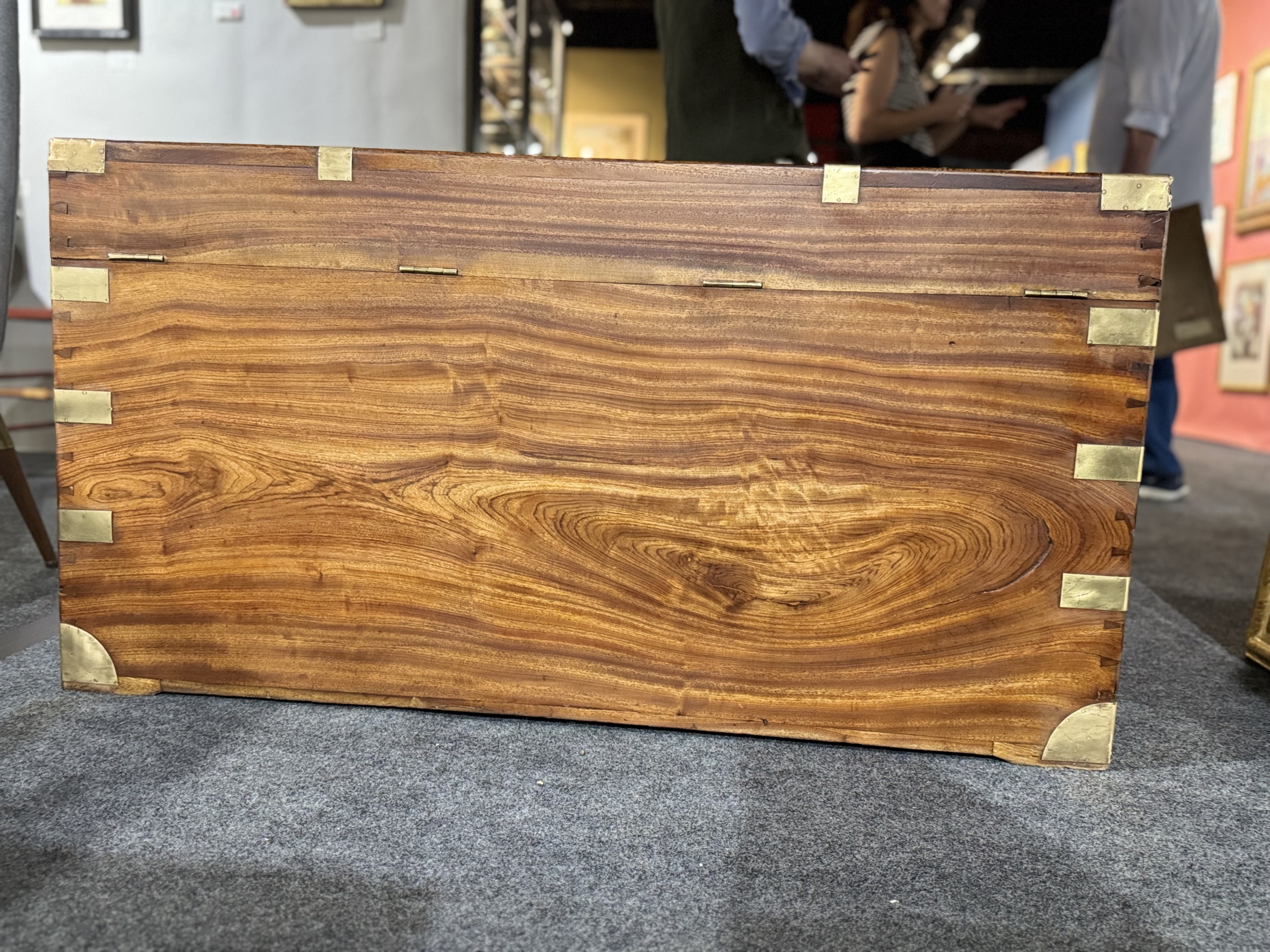 British Officers Campaign Trunk - Image 3