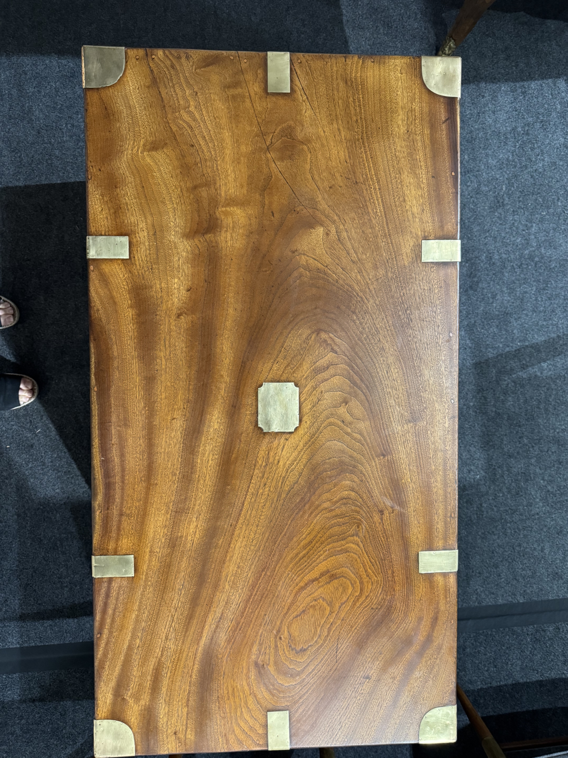 British Officers Campaign Trunk - Image 4