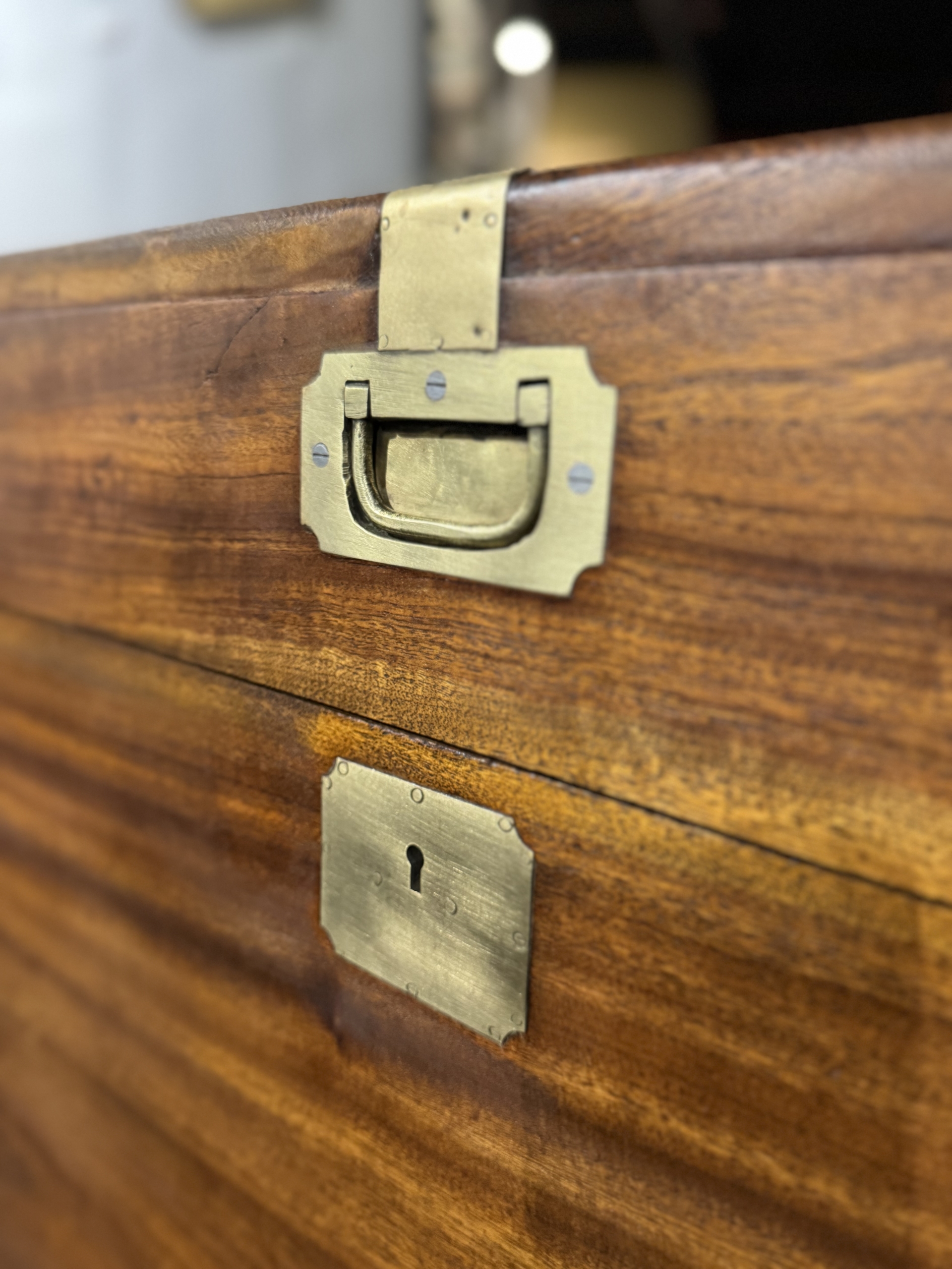 British Officers Campaign Trunk - Image 6