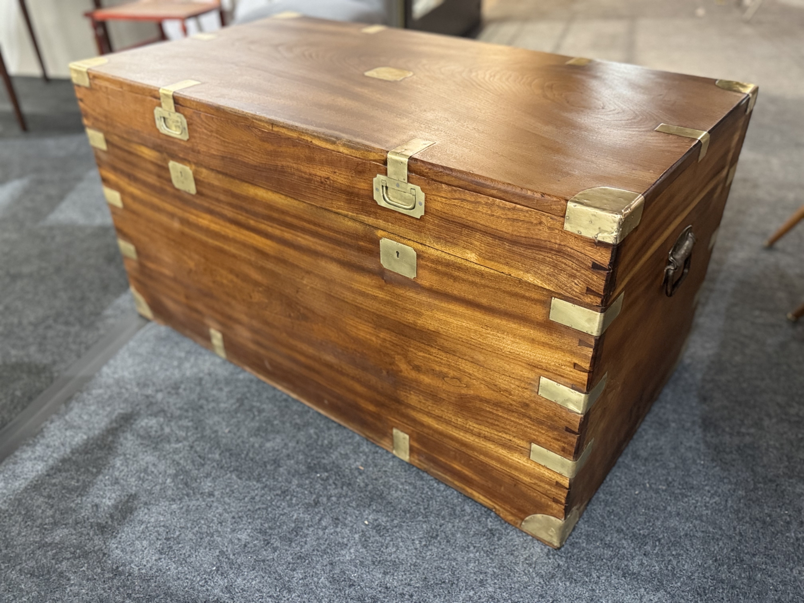 British Officers Campaign Trunk - Image 10