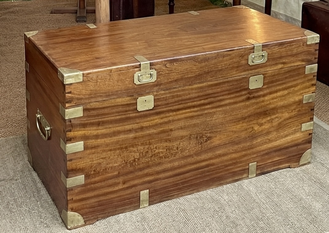 British Officers Campaign Trunk - Image 2