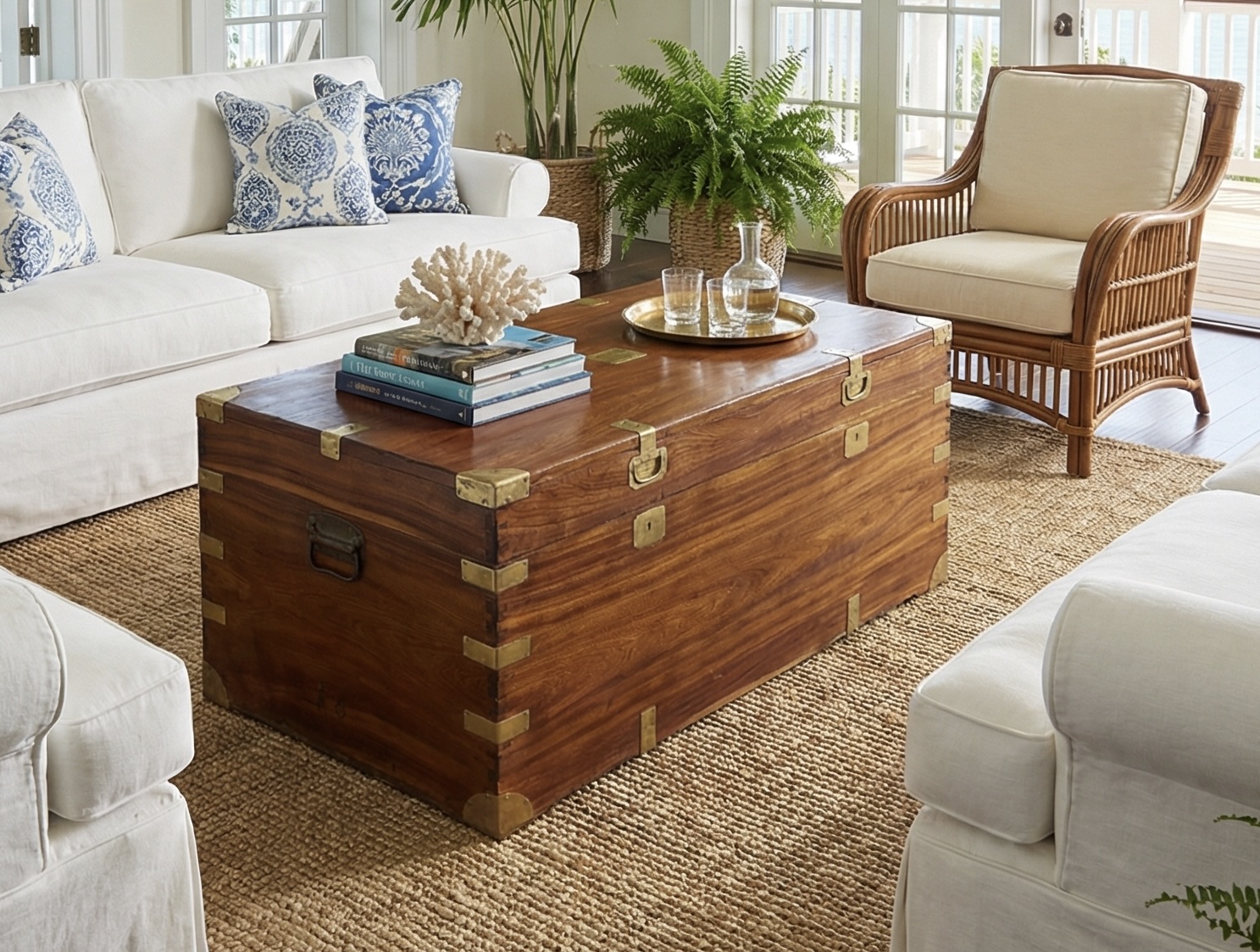 British Officers Campaign Trunk