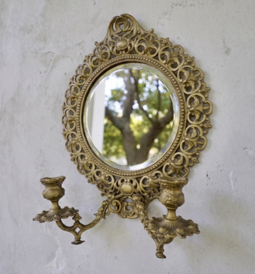 Brass Mirror